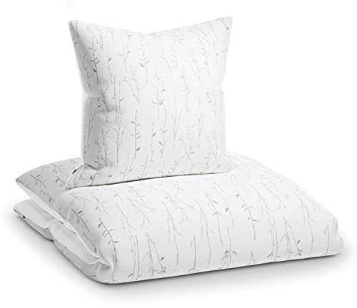 sleepwise Bettwäsche 140x200 Sommer Bettwäsche 2tlg- ÖKO-TEX, Traumhaft Weich, Atmungsaktiv, Bügelfrei & Knitterfrei - Bettbezug Set aus gebürsteter Mikrofaser mit 65x65cm Kissenbezug