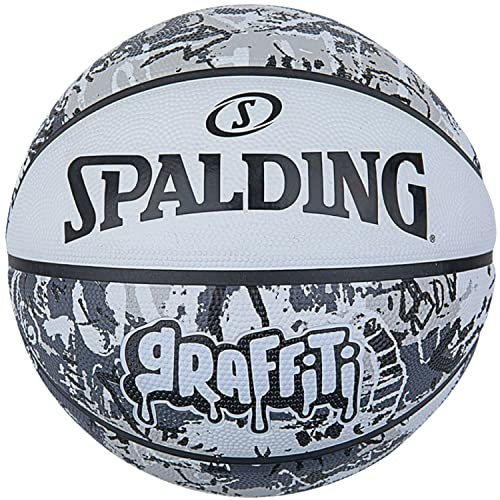 Spalding Graffiti Ball 84375Z, Unisex basketballs, Grey, 7 EU