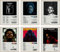 Withnotag The Weeknd signierte limitierte Poster Musikalbum Cover Poster Druck Set von 6 Räumen Ästhetische Leinwand Wandkunst für Mädchen und Jungen Teenager Wohnheim Dekor 20,3 x 25,4 cm ungerahmt