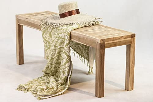 Gartenbank 3-sitzer Holz Teak Parkbank Holzbank Sitzbank Bank Garten Balkonbank