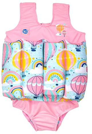 Splash About Kinder Float-Anzug mit Elemente zur Einstellung des Auftriebs, Over The Rainbow, 4-6 Jahre