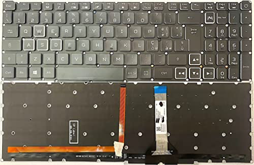 INFOELETTRONICA LO STORE DELLA CONVENIENZA E QUALITA' Tastiera Italiana per Acer Nitro 5 AN515-56 AN515-57 AN517-41 RGB RETROILLUMINATA