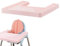 Firulab High Chair Placemat - Silicone Baby Toddler Food Catcher - Pink