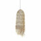 LOBERON Lampenschirm Shereena, aus Naturmaterialien, von Hand geflochten, faszinierender Eyecatcher, Wohn-Accessoire, Eisen, Pandan-Palme, braun