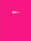 2024: Großer Kalender 2024 I A4 I 1 Tag 1 Seite I mit Zeiteinteilung I 400 Seiten I Tagesplaner I Terminkalender I Pink
