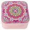 DCIDBEI Diamond Painting Schmuckschatulle Mädchen Damen Reiseschmuckästchen Schmuckaufbewahrung Schmuckkasten Klein Schmuck Schmuckkästchen Reiseetui Jewelry Organizer für Haargummi Ohrring Mandala