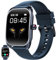 2.01 Inch AMOLED Smart Watch for Men and Women with Bluetooth Call, Smartwatch Compatible with Samsung Huawei Xiaomi Android iOS Pedometer GPS Shared Watch 123 Sports Heart Rate Monitor (Blue)
