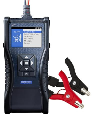 Midtronics MVT-200 Handheld Battery Tester, MDX-AI Powered, Fast & Accurate Diagnostics for 6V/12V Automotive, Marine, Power Sports, Heavy Duty Batteries, Rechargeable