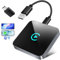 Wireless Carplay Adapter UK, 5.8GHz WiFi Car Play Adapter for Wired to Wireless Android Auto, Plug & Play Mini Adapter for iOS 10/Android