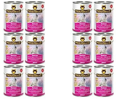 Wolfsblut Vetline | Hundefutter | Sparbundle | Sparpaket (2 x (6x395g), Hypoallergenic)