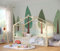 Bellabino Bia Kinderbett 80x160 cm – Hausbett mit Matratze, Rausfallschutz & Lattenrost – Montessori Bodenbett aus Massivholz Kiefer – Kinder Bett in Natur für Jungen und Mädchen
