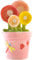 1 Set Flower Measuring Spoons, Ceramic Cactus Measuring Spoons Set In Pot, Decorative Flower Measuring Ladles and Cup Set, Cute Measuring Ladles for Home, Style 2