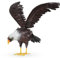 Velibobo Weißkopfseeadler Garten Statue, Metall Adler Hof Kunst Skulptur, große Adler Statuen für den Außenbereich Hof Rasen Dekoration