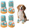 4 Stück Hundeschuhe Pfotenschutz für Kleine Hunde, Sommer Atmungsaktive Hundestiefel mit Anti-Rutsch Gummisohle, Hundeschuhe Pfotenschutz für heiße Straßen Spazierengehen Outdoor (Grün, S)