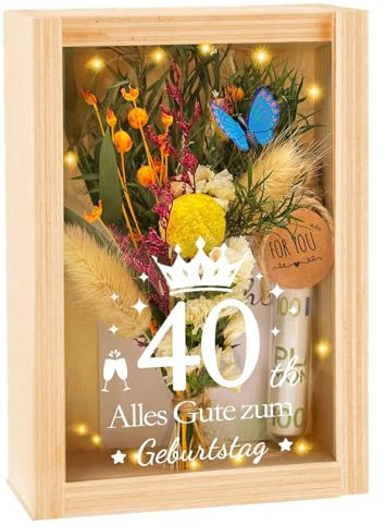 40 Geburtstag Frauen Geburtstagsgeschenk für Frauen, Geldgeschenke Geburtstag Kleines Geschenk für Frau Mutter Beste Freundin Tochter Schwester
