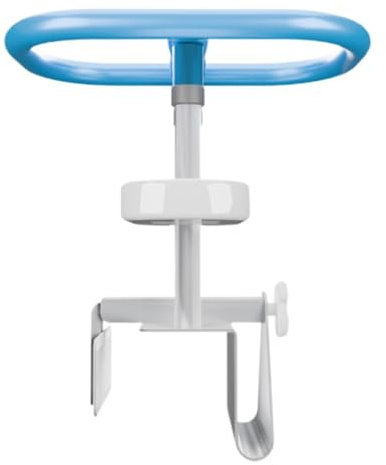 Sharplace Shower Handle Bath Tub Bar Clamp Handrail Anti Slip Arm Bathtub Grab Rail Assistance Bathtub Handle Clamp for Disabled