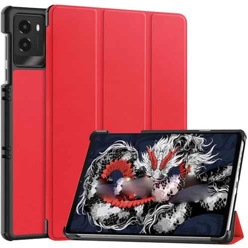 Compatible with Lenovo Legion Y700 2025 2023 / Legion Tab 8.8 3th TB-321FU Case Tablet,Slim Smart Cover Shockproof Case Stand Protective Hard Cover Back with Auto Sleep/Wake(Red)