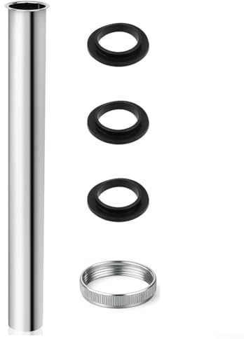 Tauchrohr, Edelstahl Waschbecken Waschbecken Tauchverlängerung Siphon Rohr Ablaufanschluss für Haushalt Gastronomie