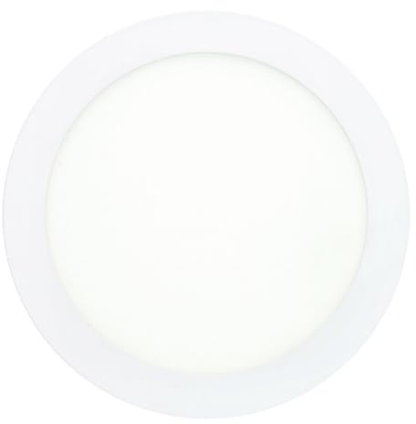 Masterled - Downlight Panel LED Empotrable Extraplano Redondo 22cm 18W, Interior. Salón, Cocina, baño, dormitorio - Clase energética A++ (F) (Blanco Neutro (4000K))