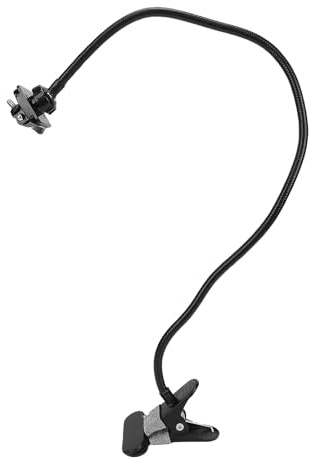 Glomora Schwanenhalsstativ passend für Kameras C922, C930e, C920S, C920, C615, C960 und C920x – Flexibler Webcam-Arm – Desktop-Halterung (Clamp Stand)
