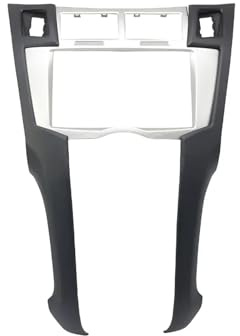 Marco Radio Coche 7 Pulgadas 2 DIN para Toyota para Yaris para Vitz para Platz 2005-2011 Kit Ajuste Marco Estéreo Radio Bisel Instalación Reproductor DVD(Plata,178x100mm)