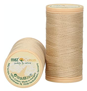 MEZ 4661050-02416 Nähgarne, 100% Baumwolle, 2416, Stärke 50, 100m, 9 Gramm