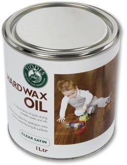 Fiddes- Hard Wax Oil - Clear Matt 1 ltr Tin -like Osmo