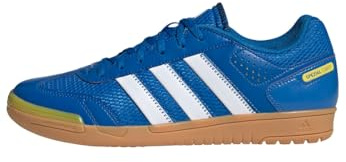 adidas Performance spezial light G64338, Unisex- Erwachsene Hallenschuhe, Blau (Prime Blue S12 / Running White Ftw / Vivid Yellow S13), EU 46 (UK 11)