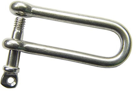 Schäkel Form D - Lange Version 4mm