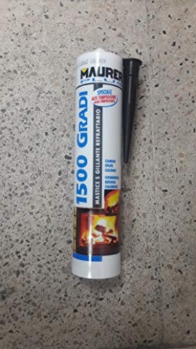 Réfractaire mastic adhésif 1500 ° C Maurer Gris 310 ml