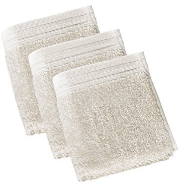 De Witte Lietaer Wellness-Servietten, 30 x 50 cm, 3 Stück, Baumwolle, beige