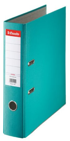 Esselte Essentials 11282 Ordner mit Abdeckung PP Rücken 75 mm türkis