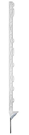 25 Weidepfahl Zaunpfahl mit Tritt 108 cm 8 Ösen Weidezaun Pfahl Titan Plus 441808