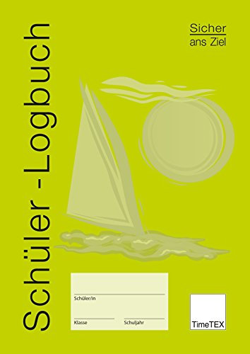 TimeTEX Schüler-Logbuch - Sicher ans Ziel - A4 - Heft - Hellgrün - 10569 - Schülerlogbuch