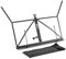 TIGER MUS25-BK Desktop Sheet Music Stand - Collapsible Tabletop Music Stand with Carry Bag - Black
