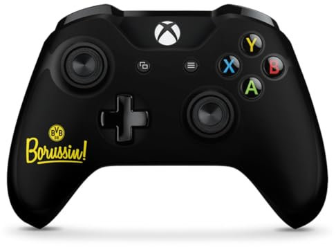 DeinDesign Skin kompatibel mit Microsoft Xbox One X Controller Folie Sticker BVB Fußball Borussia Dortmund
