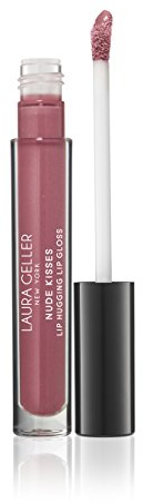 LAURA GELLER NEW YORK Nude Kisses Lip Hugging Lip Gloss - Non-Sticky Finish, Ultra Creamy, High Shine Lip Moisturizer with Vitamin E and Shea Butter, Get Cheeky, 2.9 ml