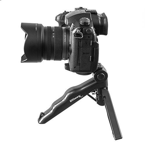 Ultimaxx Adjustable 6.5 Inch Tabletop Tripod/Pistol Grip for All DSLR/SLR Cameras and GoPros