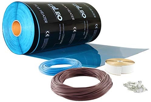 Premium Heizfolie 80Watt/m² 50cm breit Rollenware 50m = 25,0m²