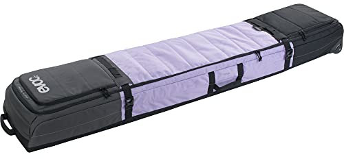 EVOC SNOW GEAR ROLLER Ski- und Snowboardtasche (gepolstert, zusammenfaltbar, für 3-4 Paar Ski oder 2 Snowboards, austauschbare Skate-Rollen, mit Lawinenfach, Größe: L), Mehrfarbig