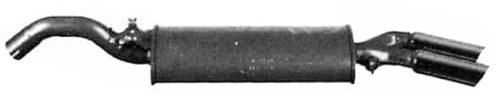 VEGAZ VS-106IMA Endschalldämpfer Hinten Kompatibel mit VW Golf 2 19E, 1G1 191253609M 191253609N
