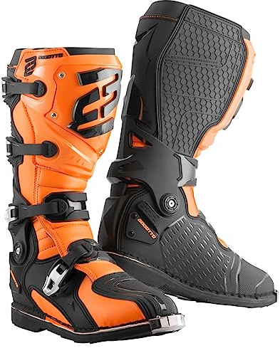 Bogotto MX-7 S Stivali motocross, arancione/nero, 44
