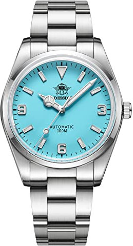 ADDIESDIVE 38mm automatikuhren Herren Stahl Uhr Herrenuhr Saphir Blase Spiegeltopf Abdeckglas AD2112