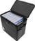 CASEMATIX Graded Comic Storage Fits 30 Comics, Hard Shell Fire-Resistant Bin with Three Internal Box Dividers, Zipper Lock