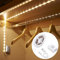 OriFiil LED Strip mit Bewegungsmelder, 2M Streifen Lichtband,USB Wiederaufladbar Batterie Nachtlicht für Kinderzimmer,Schlafzimmer,Unterbauleuchte Küche,Schrankbeleuchtung (Warmweiß)