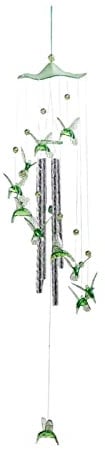 Colibrì Campane Vento, Campanello a Vento conTubi di Alluminio, Campanelli a Vento per Terrazza, per Davanzali, Balconi, Corridoi, Decorazione di Giardini Esterni