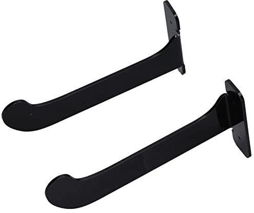 HOHXFYP Yoga Matten Halter,Acryl Wand Yoga Matten Aufbewahrungsregal,Wasserdichter,Langlebiger Yoga Matten Organizer,Yoga Halter,Haushalts ?bungs Yoga Matten Halterung(S-Schwarz)