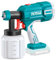 TOTAL - Pistola a Spruzzo a Batteria 20V | Verniciatore per Muri, Legno, Metallo | Regolazione Flusso e Spruzzo | Capacità 800 ml, Multicolore