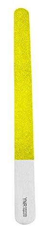 Nail File Diamond Deb Nail File Foot Dresser Stainless Steel Double Sided Diamond Dust Coating Podiatry Foot Care Instruments Professional Quality Product Chiropody File (Yellow 6)