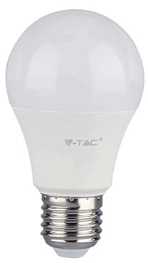 V-TAC E27 Weiße LED-Lampen - GLS - IP20-10.5W - 1055 Lumen - 3000K, Weiß
